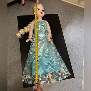 Disney Frozen Doll with Blue and White Dress
